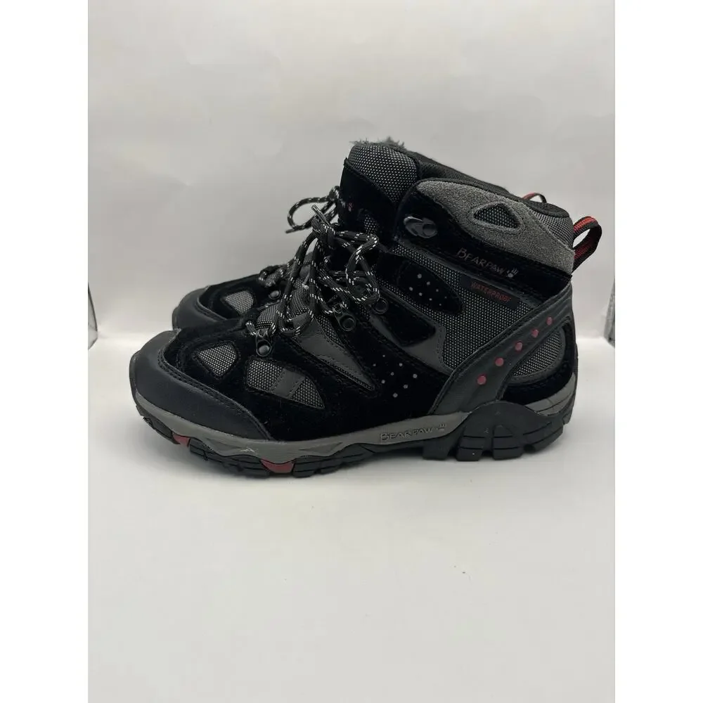 Bearpaw Brock Waterproof Black Hiking Boots Men Size 8.5